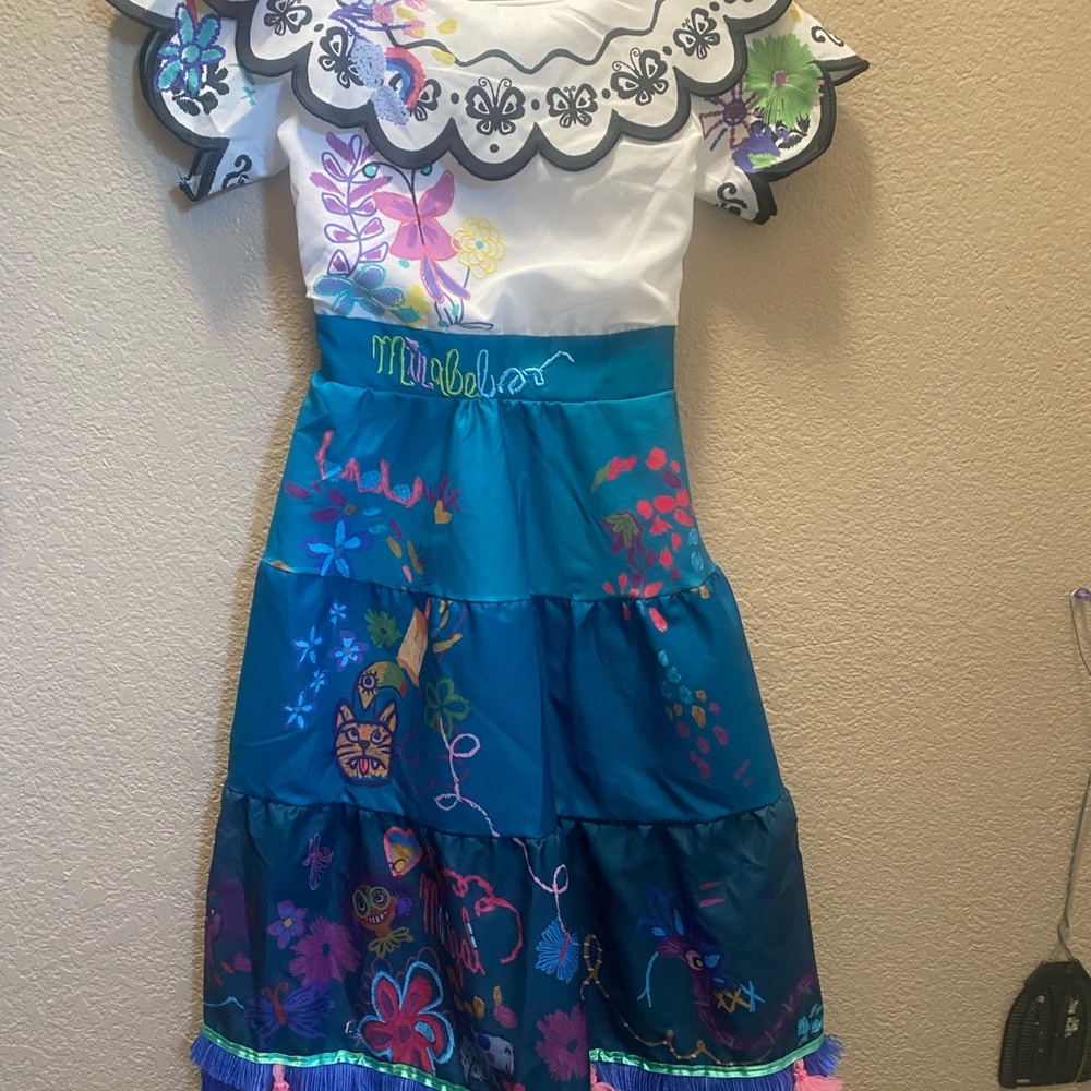 Disney Encanto Mirabel Dress - White and Blue